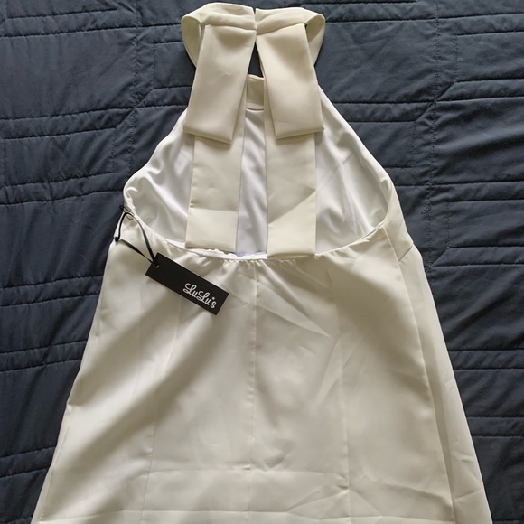NWT Lulu’s off white shift dress - Picture 6 of 14